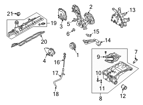 2003 Infiniti M45 Filters Oil Level Gauge Diagram for 11140-AR020