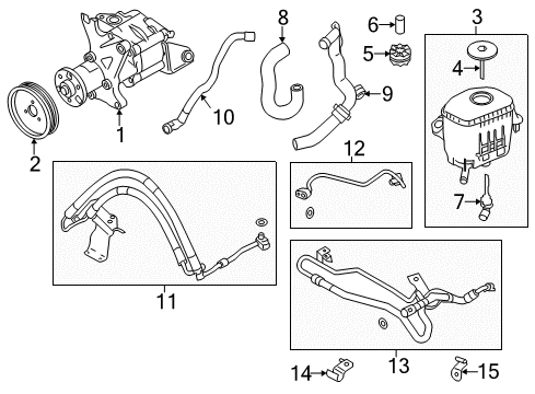 2012 BMW 750i Wiper & Washer Components Return Pipe Bracket Diagram for 32416791634