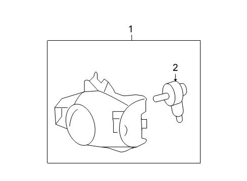 Diagram for 2007 Ford Edge Fog Lamps