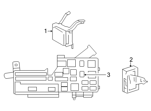 2012 Lexus ES350 Sonar System Sensor Assembly, MILLIME Diagram for 88210-33041