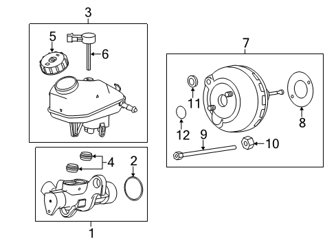 2013 Buick Verano Dash Panel Components Pipe Asm-Power Brake Booster Vacuum Diagram for 13404564