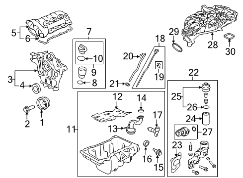 2013 Chevrolet Caprice Throttle Body Oil Level Sensor Diagram for 12603780