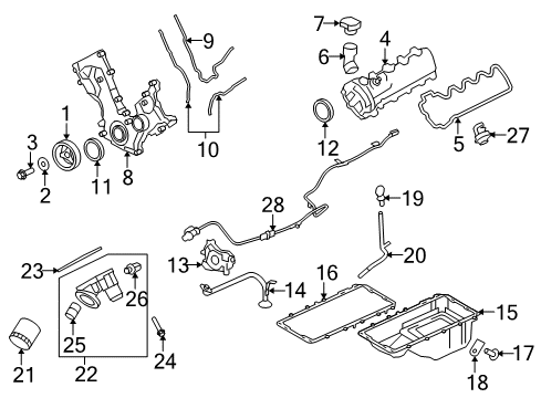 2009 Ford F-150 Senders Fuel Gauge Sending Unit Diagram for 9L3Z-9A299-E