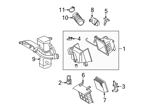 2014 Toyota Sienna Powertrain Control ECM Diagram for 89661-08371