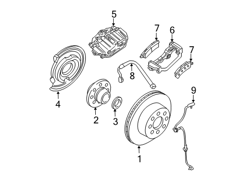 2007 Chevrolet Silverado 3500 HD Anti-Lock Brakes ABS Control Unit Diagram for 25802685