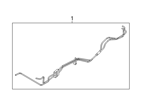 2016 Jeep Grand Cherokee Trans Oil Cooler Tube-Oil Cooler Pressure And Ret Diagram for 68249708AC