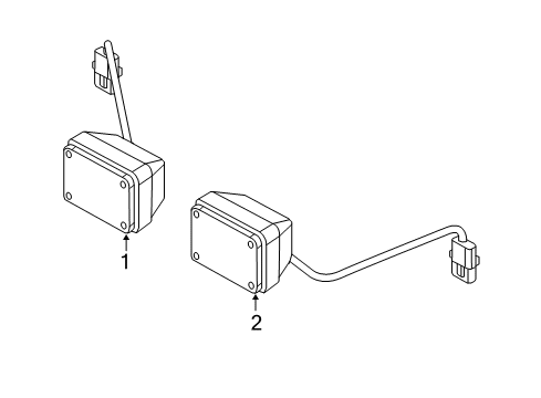 2011 Ford Crown Victoria Flashers Lamp Diagram for 5W7Z-13368-BA