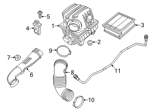 2017 Fiat 500X Powertrain Control Nose Diagram for 68256172AA