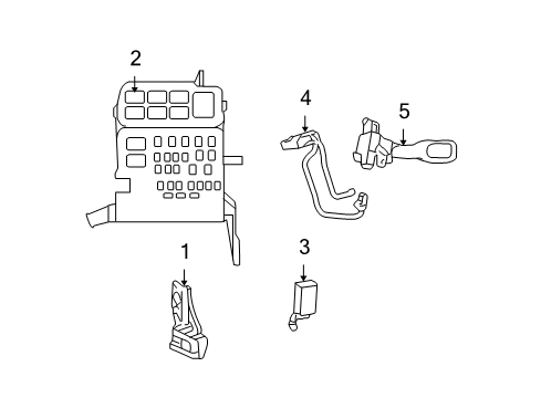 2004 Lexus RX330 Sonar System Computer Assy, Cruise Control Diagram for 88240-48090