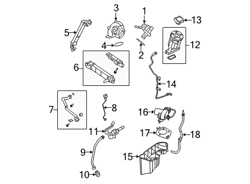 2009 Ford F-250 Super Duty Throttle Body Throttle Body Diagram for 9C3Z-9E926-C