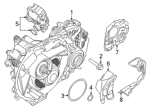 2018 BMW i3s Electrical Components O-Ring Diagram for 27218605661