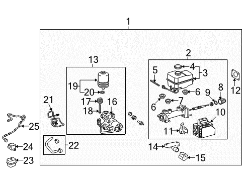 2017 Lexus GX460 Stability Control Boot Diagram for 90029-70001