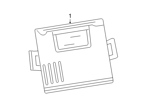 2001 Chrysler Sebring Daytime Running Lamps Module-Daytime Running Lamp Diagram for 4606139AB