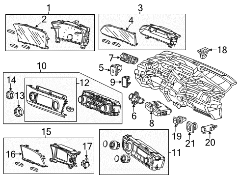 2012 Honda Civic Switches Switch Diagram for 47342-TR0-A01