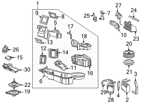 2000 Ford F-150 Air Conditioner Drier Diagram for JU2Z19C836A