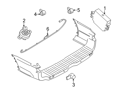 2020 Ford Transit-250 Electrical Components Speaker Diagram for 3W8Z-15K864-A