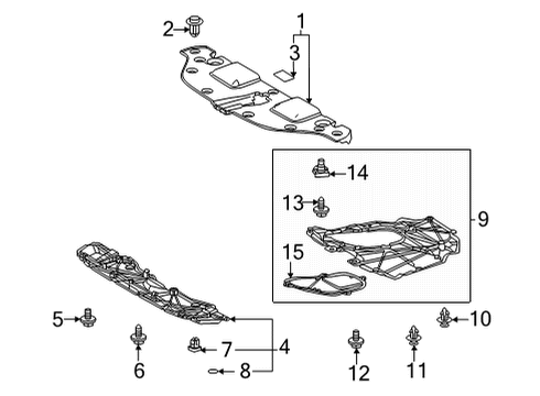  COVER ASSY, ENGINE U Diagram for 51420-F6010