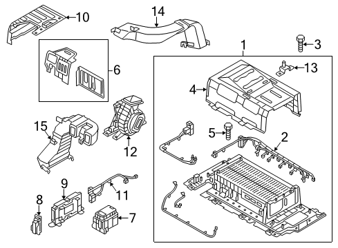 2012 Kia Optima Battery Battery Wiring Assembly Diagram for 918504C110