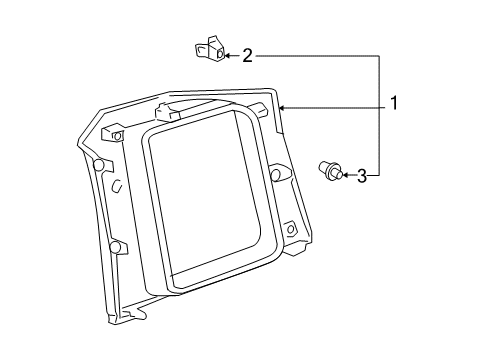 2004 Scion xB Interior Trim - Quarter Panels Quarter Trim Panel Diagram for 62471-52040-B0