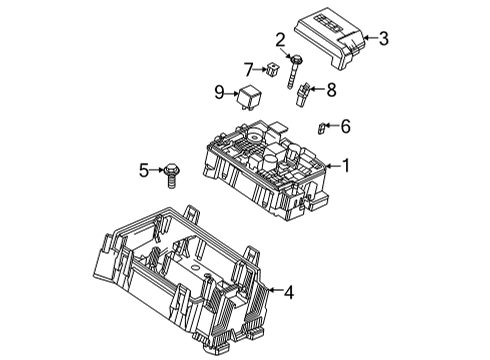 2021 Buick Encore GX Fuse & Relay Fuse & Relay Box Diagram for 42778908