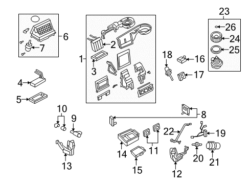 2002 Ford Explorer Blower Motor & Fan Resistor Diagram for 4L5Z-19A706-AA