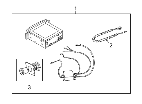 2010 Dodge Journey Electrical Components iPod® Interface Diagram for 82210848AB