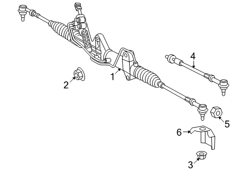 2003 Dodge Sprinter 2500 Steering Column & Wheel, Steering Gear & Linkage Tie Rod E-Outer Diagram for 5104091AA