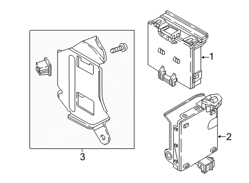 2016 Scion iA Controls - Instruments & Gauges Module Diagram for 89221-WB005