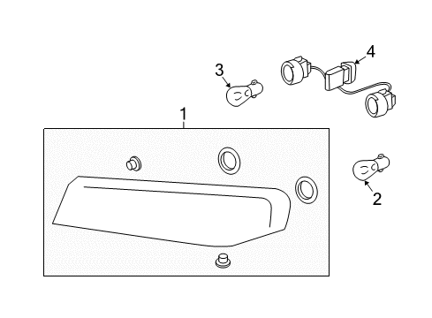  Harness Asm, Parking & Turn Signal Lamp Wiring Diagram for 19330734