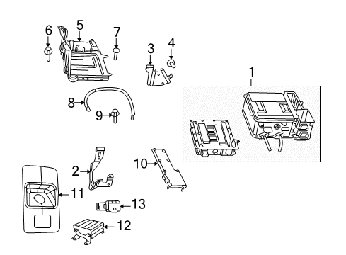 2009 Dodge Durango Hybrid Components Battery-Hybrid Diagram for 5079167AC