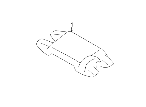 2013 Scion FR-S Engine Appearance Cover Engine Cover Diagram for SU003-00289