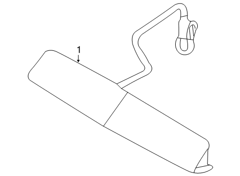 2018 Lincoln MKT High Mount Lamps High Mount Lamp Diagram for AE9Z-13A613-B