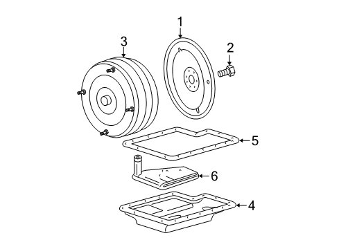 2008 Ford F-250 Super Duty Automatic Transmission Converter Diagram for 7C3Z-7902-HRM