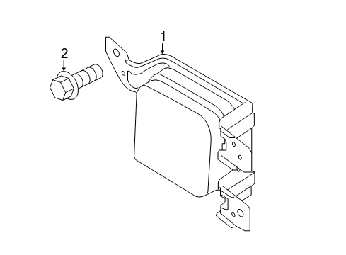 2018 Kia Sorento Sonar System Unit Assembly-Smart Cruise Diagram for 96400C6010