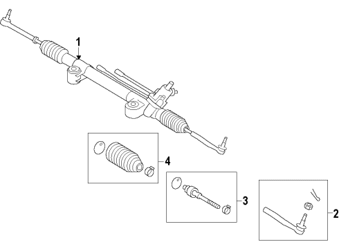 2016 Toyota Land Cruiser P/S Pump & Hoses, Steering Gear & Linkage Power Steering Cooler Diagram for 44402-60051