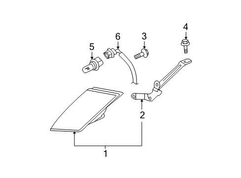 2003 Pontiac Sunfire Bulbs Park/Turn Lamp Diagram for 22708377