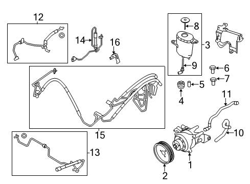 2014 BMW 535d xDrive Wiper & Washer Components Dynamic Drive Return Pipe Diagram for 32416796372