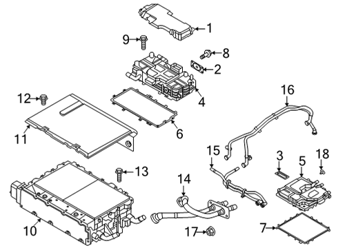 2022 Hyundai Ioniq 5 Electrical Components Bolt Diagram for 11290-05101