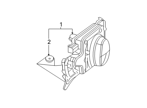 2016 Dodge Charger Cruise Control System Sensor-Adaptive Speed Control MODU Diagram for 68199450AF