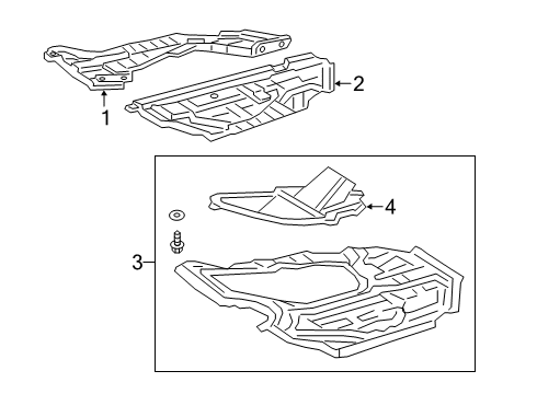  Cover, Engine Under Diagram for 51447-07900