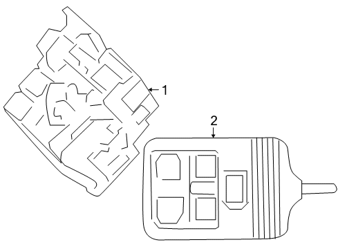 2017 Lincoln Navigator Anti-Theft Components Module Diagram for HL1Z-15604-B