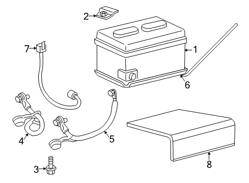 2003 Dodge Viper Battery Wiring-Body Diagram for 5029664AC
