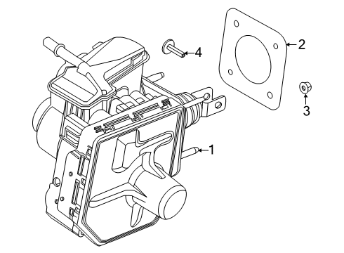 2021 Lincoln Aviator Hydraulic System Vacuum Pump Diagram for L1MZ-2A451-B