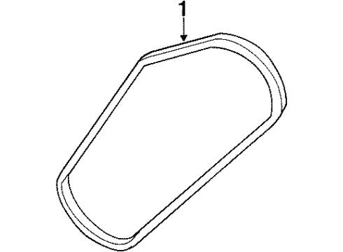 2001 Mercury Villager Belts & Pulleys Belt Diagram for XF5Z-8620-BB