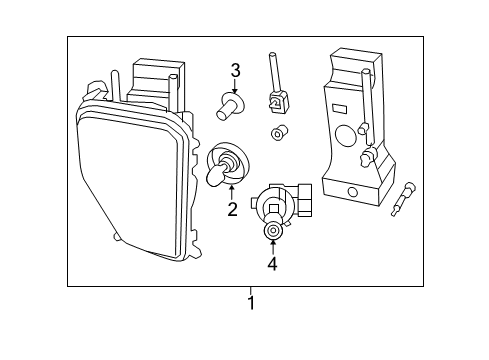 2011 Jeep Liberty Bulbs Headlight Left, Right Diagram for 57010170AE