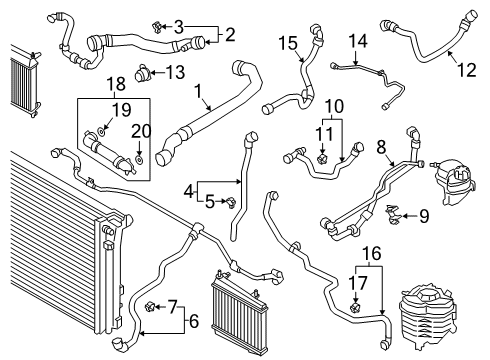 2022 BMW Z4 Hoses & Pipes O-RING Diagram for 11538674931