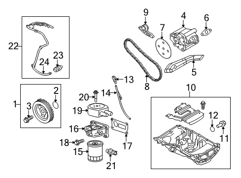 2012 Ford Transit Connect Filters Oil Tube Diagram for 8S4Z-6754-A