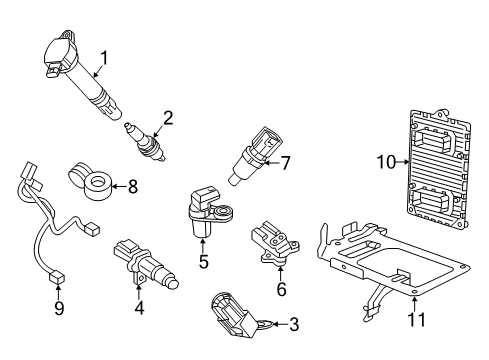 2013 Dodge Journey Powertrain Control Electrical Powertrain Control Module Diagram for 5150753AC