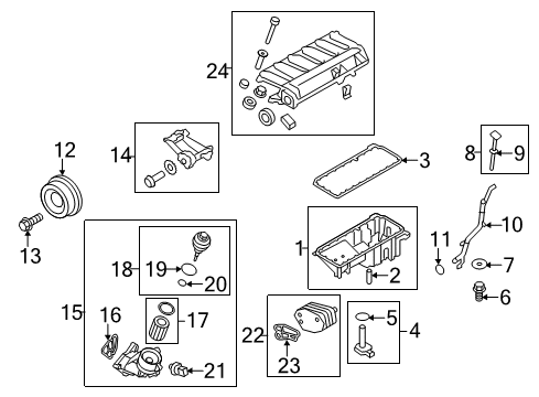 2009 BMW X5 Filters Guide Tube Diagram for 11437800688