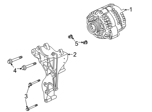 2006 GMC Savana 2500 Alternator Alternator Diagram for 22817847